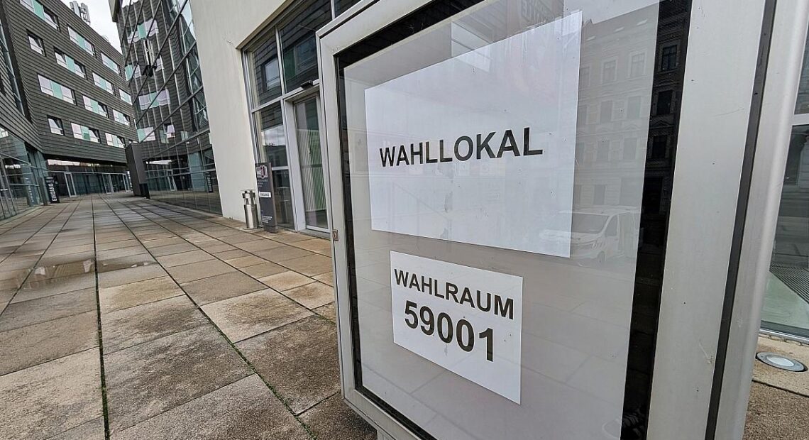 Wahllokal für die Landtagswahl 2026 in Sachsen-Anhalt