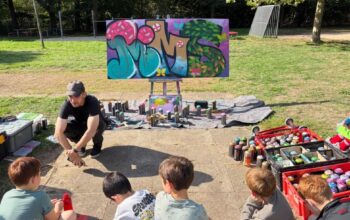 200 Kulturstrolche entdecken die Welt der Graffiti-Kunst